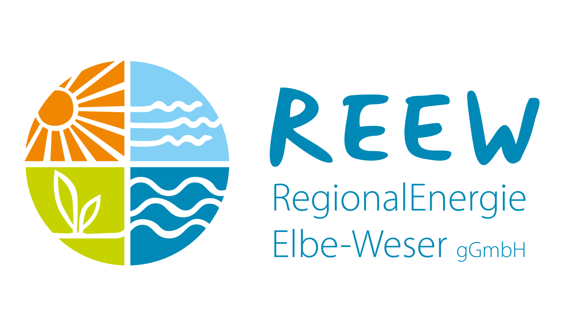 Logo REEW RegionalEnergie Elbe Weser // OOSTWIND Gestaltung