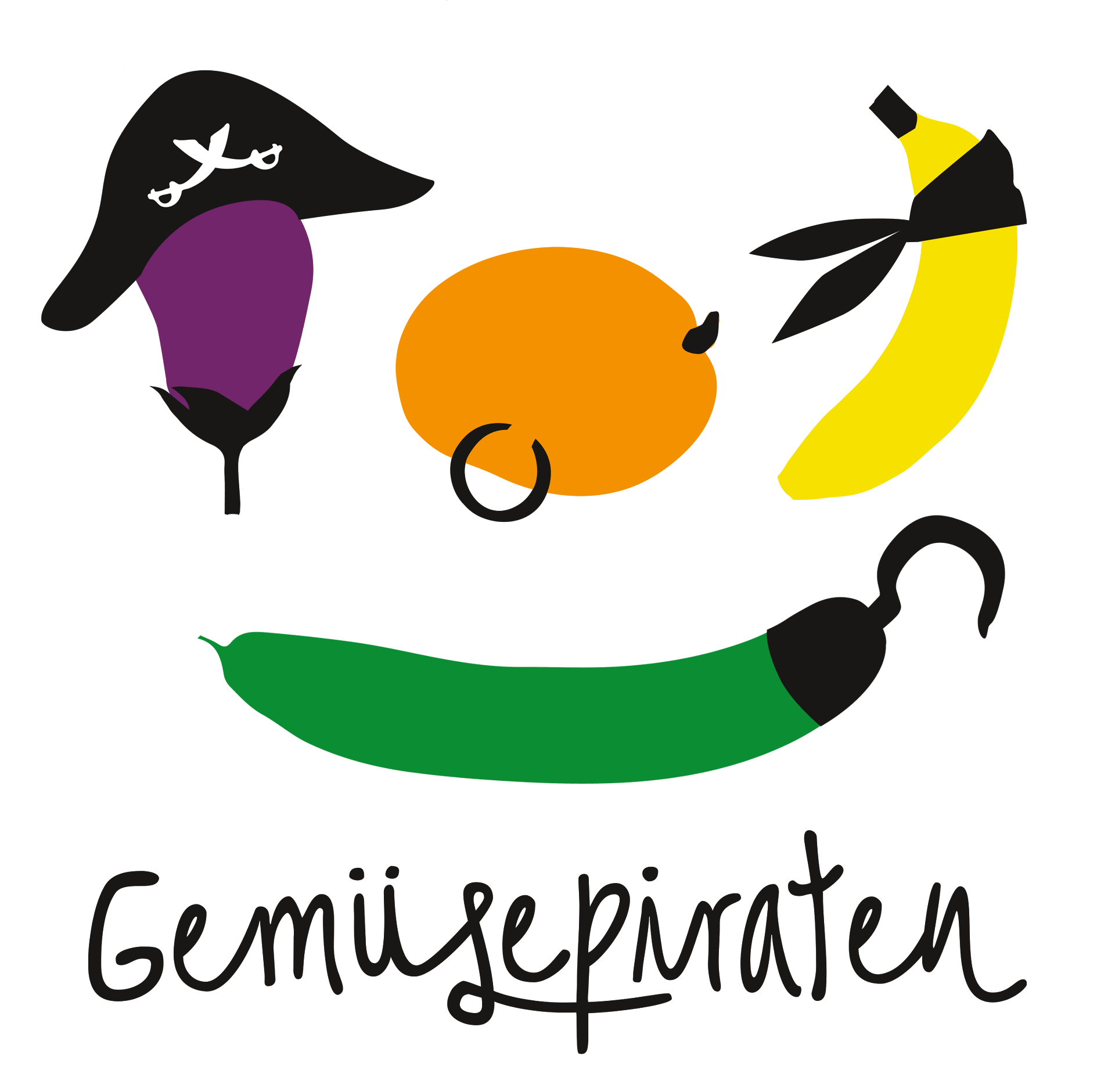 Logo Gemuesepiraten 2 // OOSTWIND Gestaltung